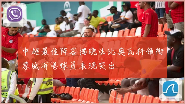中超最佳阵容揭晓法比奥瓦科领衔蓉城海港球员表现突出
